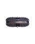 Studded Skull Clutch, top view